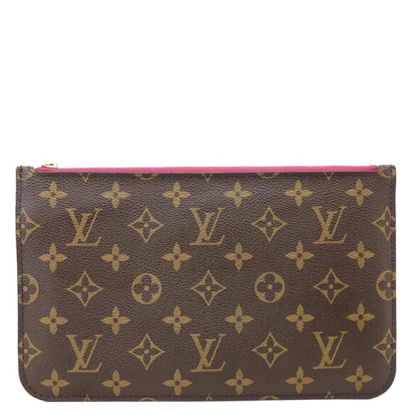 Louis Vuitton  Monogram Canvas Wristlet Pouch Brown - Picture 1 of 14